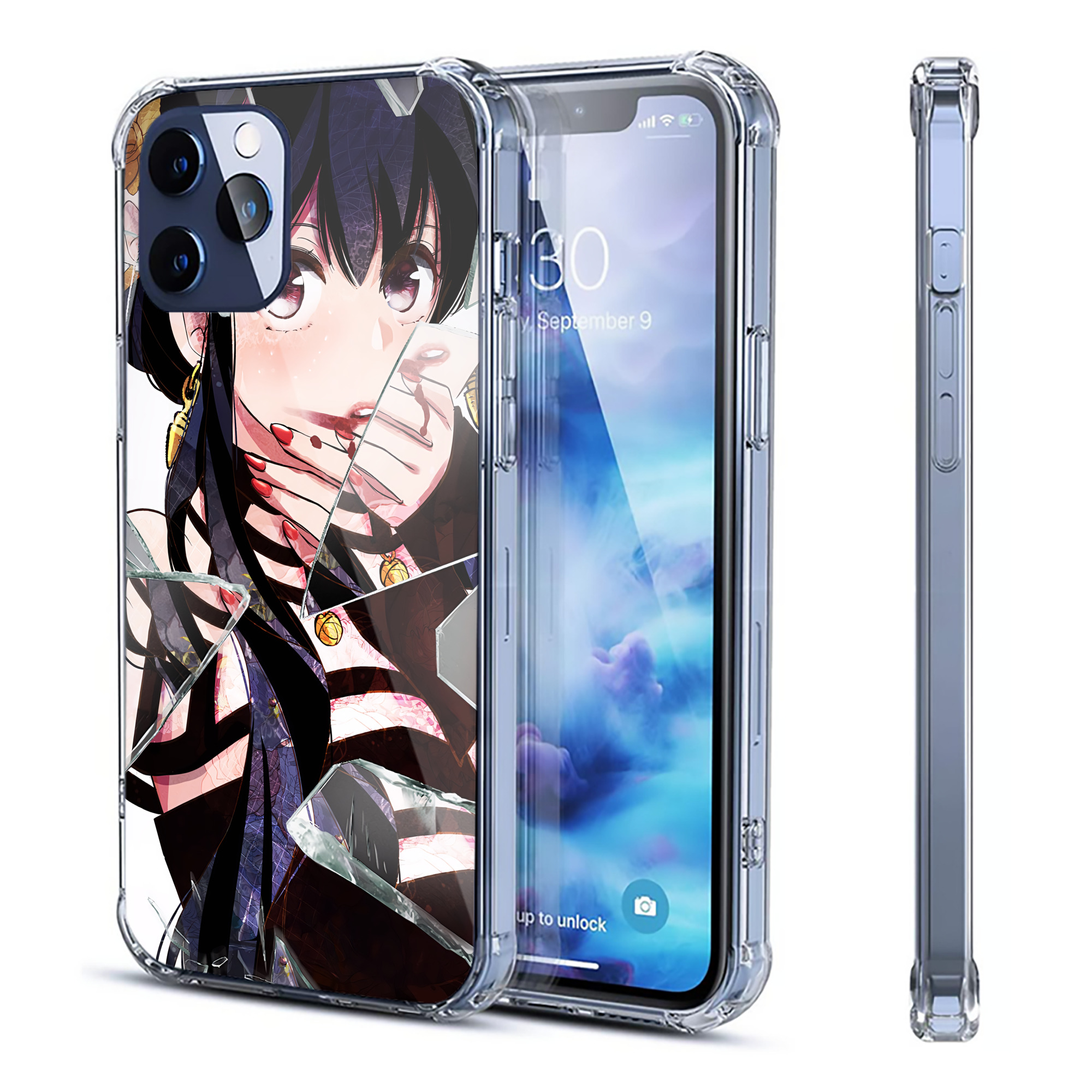 （画像用） SPY×FAMILY间谍家家酒 【iPhone 12シリーズ対応】透明スマホケース（クリアソフトケース）